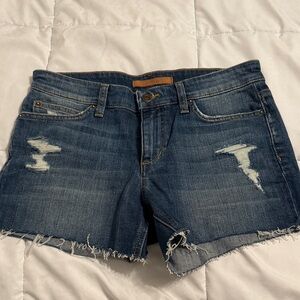 Joes Jeans the Ozzie distressed denim shorts
